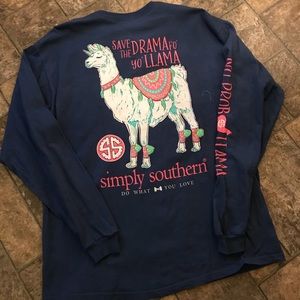 ✨Llama ✨Simply Southern tee
